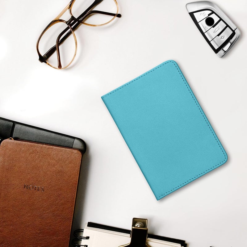 kwmobile Registration and Insurance Holder - Car Document Holder for Vehicle Documents and Cards - PU Leather - Black - Image 3